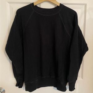 Aerie Crew Neck Waffle Sweatshirt